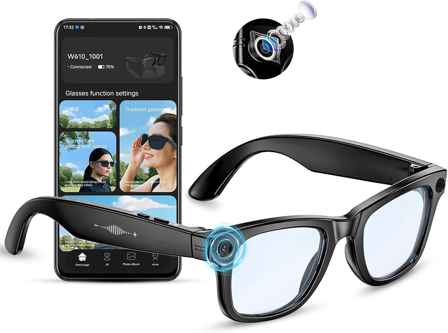 Lunioo AI Smart Glasses